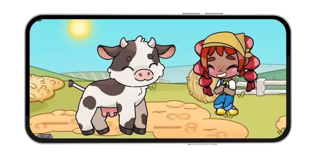 Meet a new cow in Avatar World APK Countryside Pasture Update