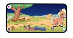 Avatar World Pasture Gate Puzzle 6 Horseshoe is present under the hay bale in Pasture Update