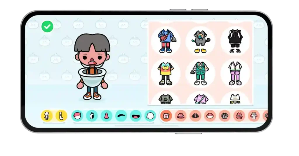 Character Customization in Toca Life World